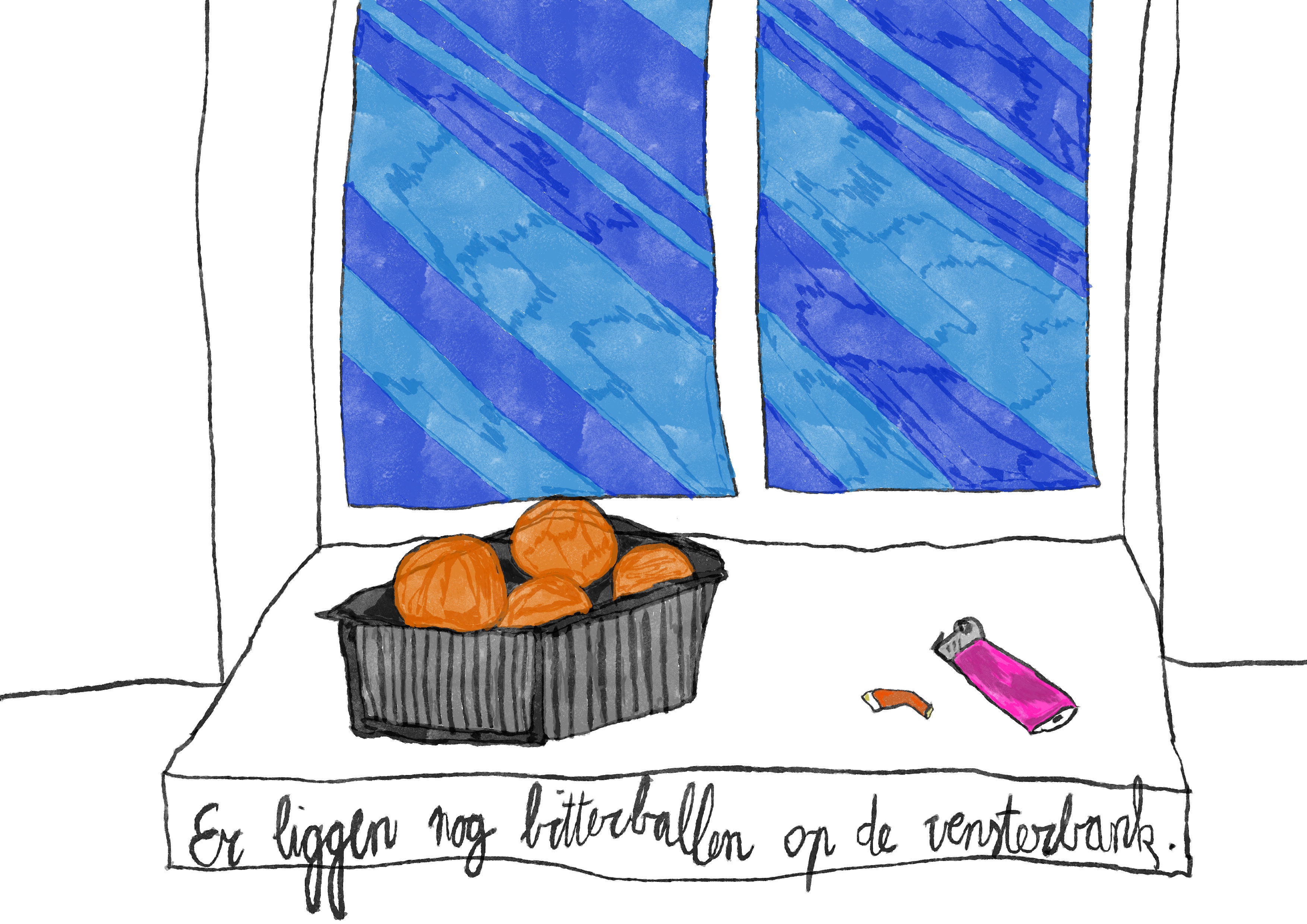 bitterballen on the vensterbank